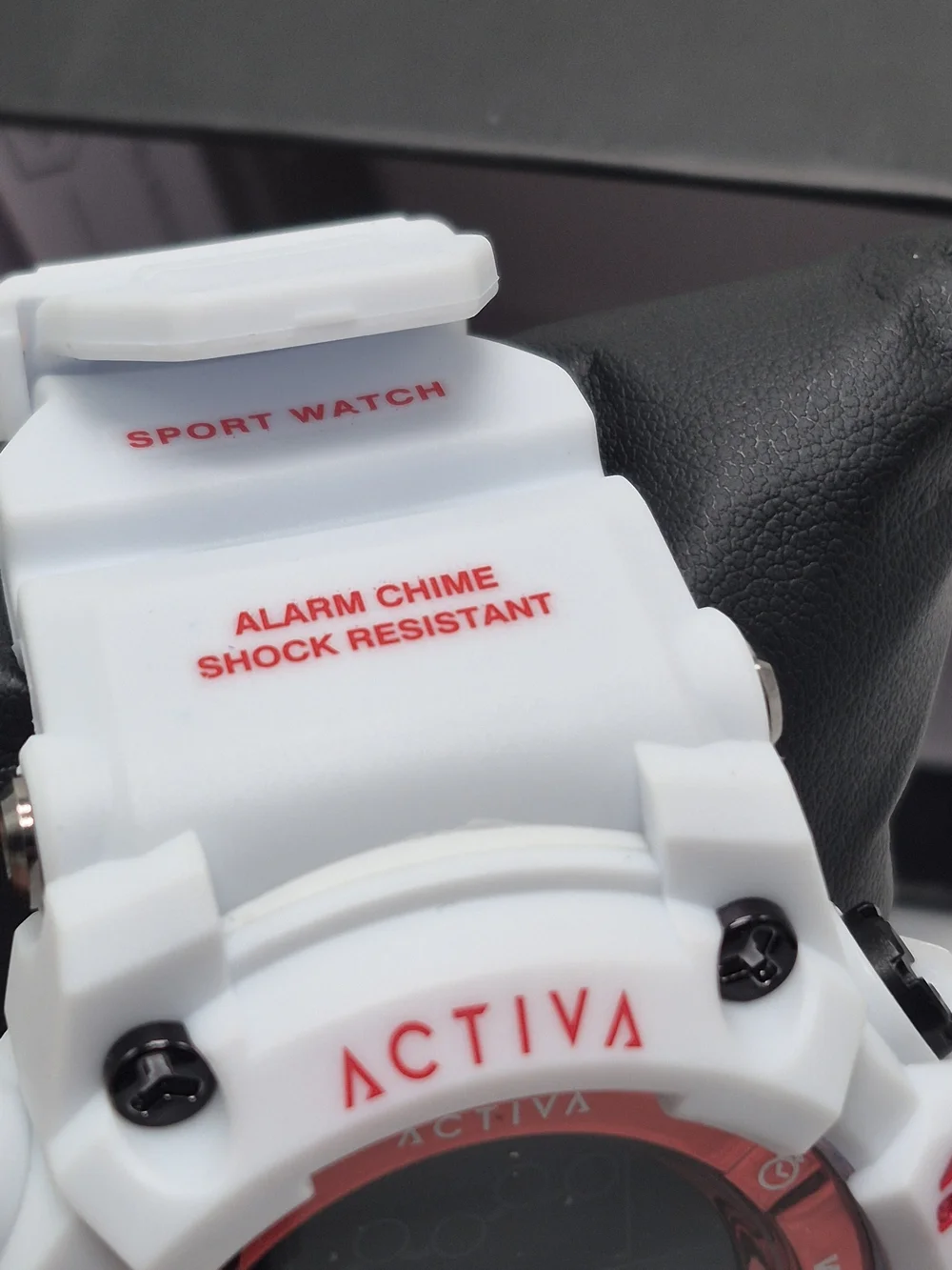 Invicta White and Red Digital Sport Watch